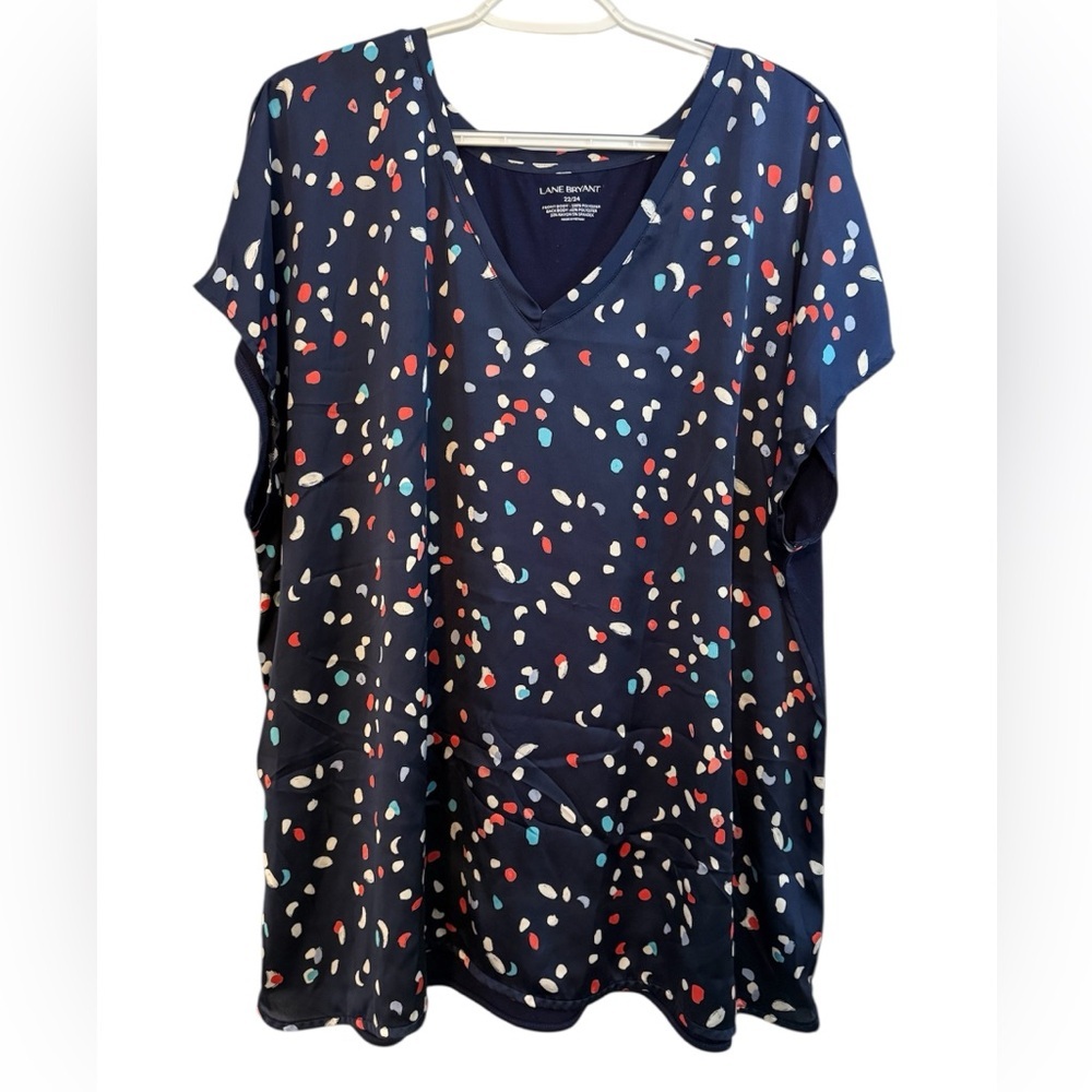 Lane Bryant Women's Multicolor Printed Blouse